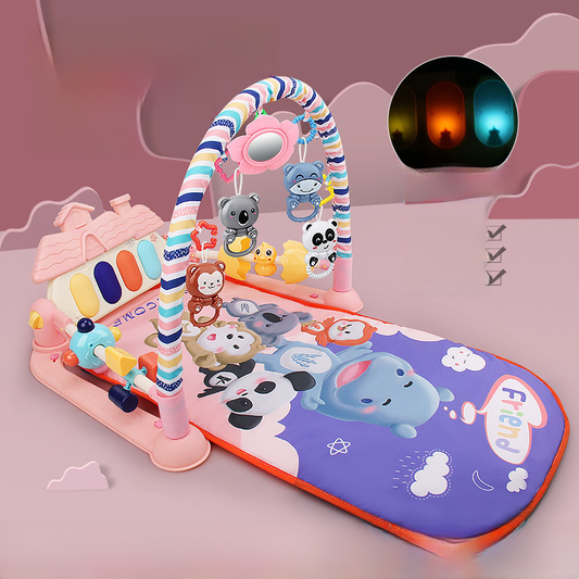 Infant Education Play Mat with Music Lamp