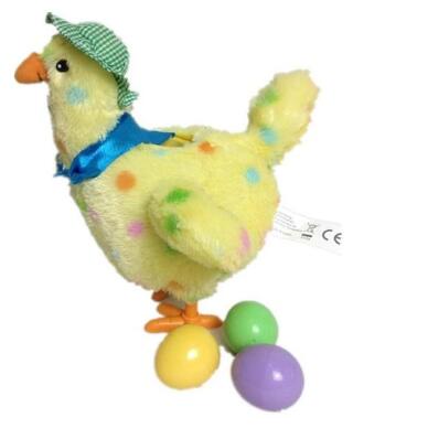 Singing and Dancing Colorful Plush Chicken Toy