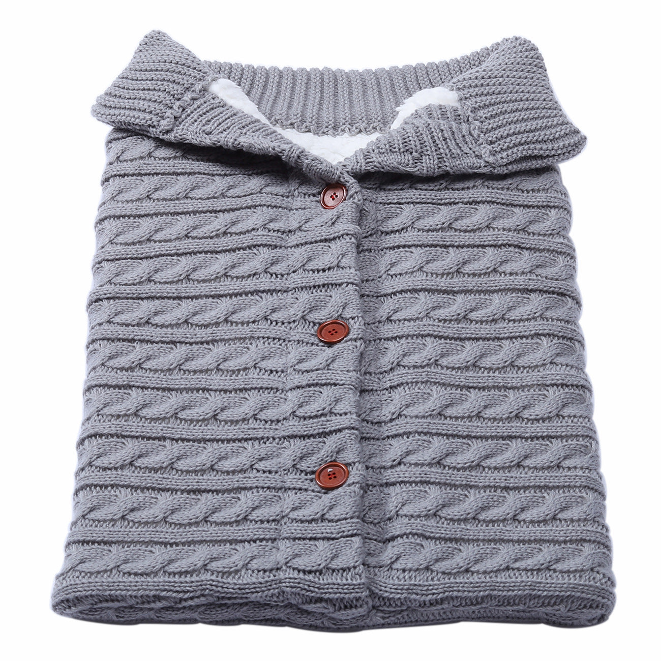 Cozy Knit Baby Stroller Cocoon for Winter