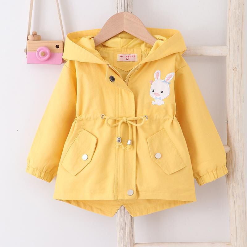 Kids' Bunny Hooded Windbreaker