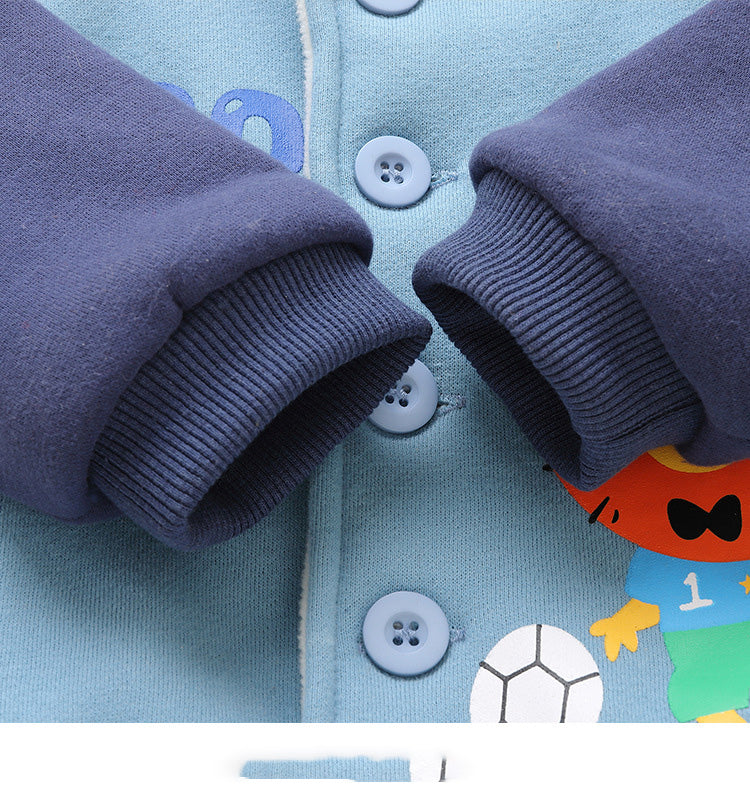Cozy Baby Hooded Fleece Jacket - Winter