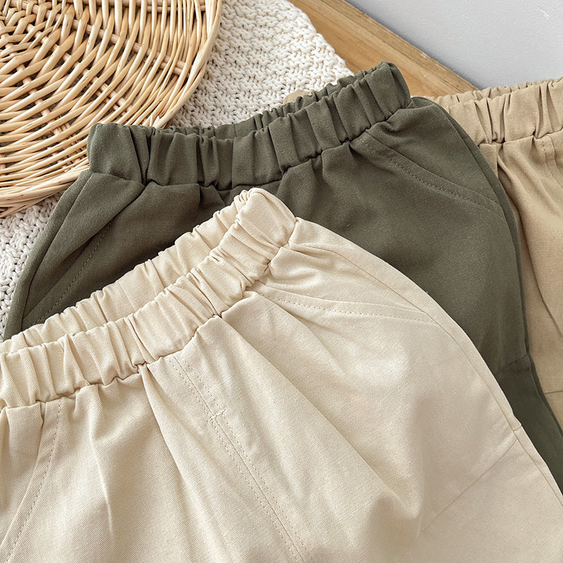 Soft Cotton Play Pants for Young Children
