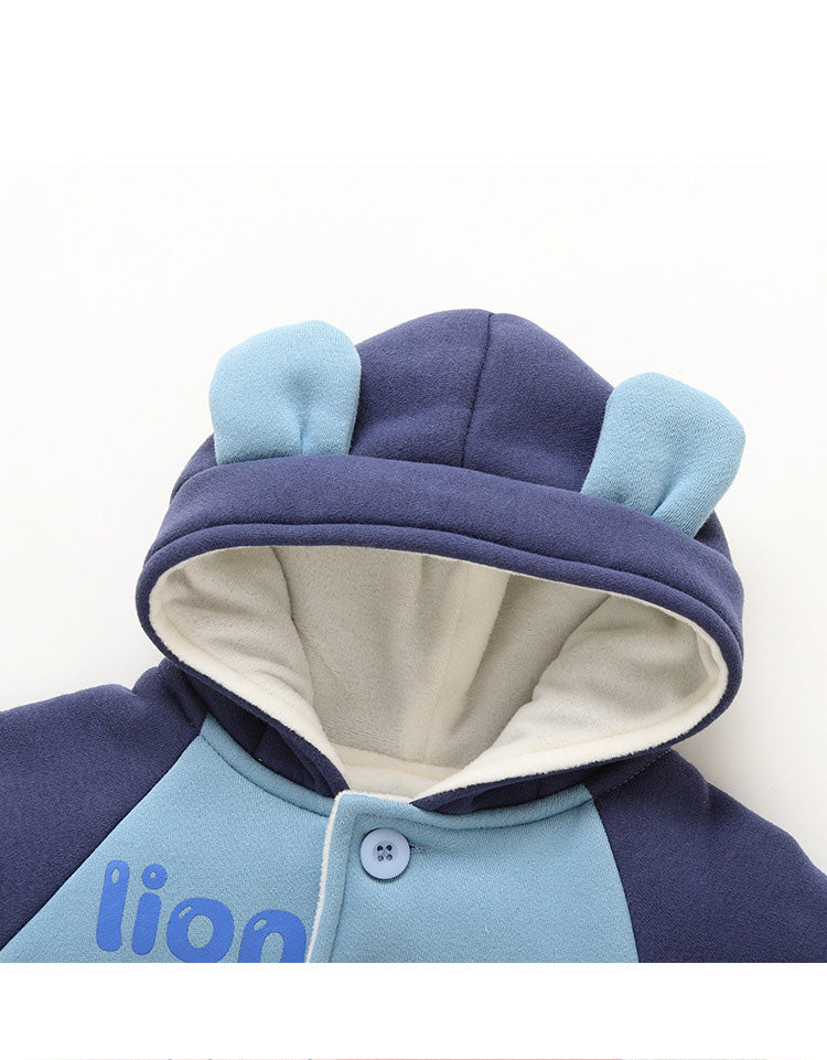 Cozy Baby Hooded Fleece Jacket - Winter