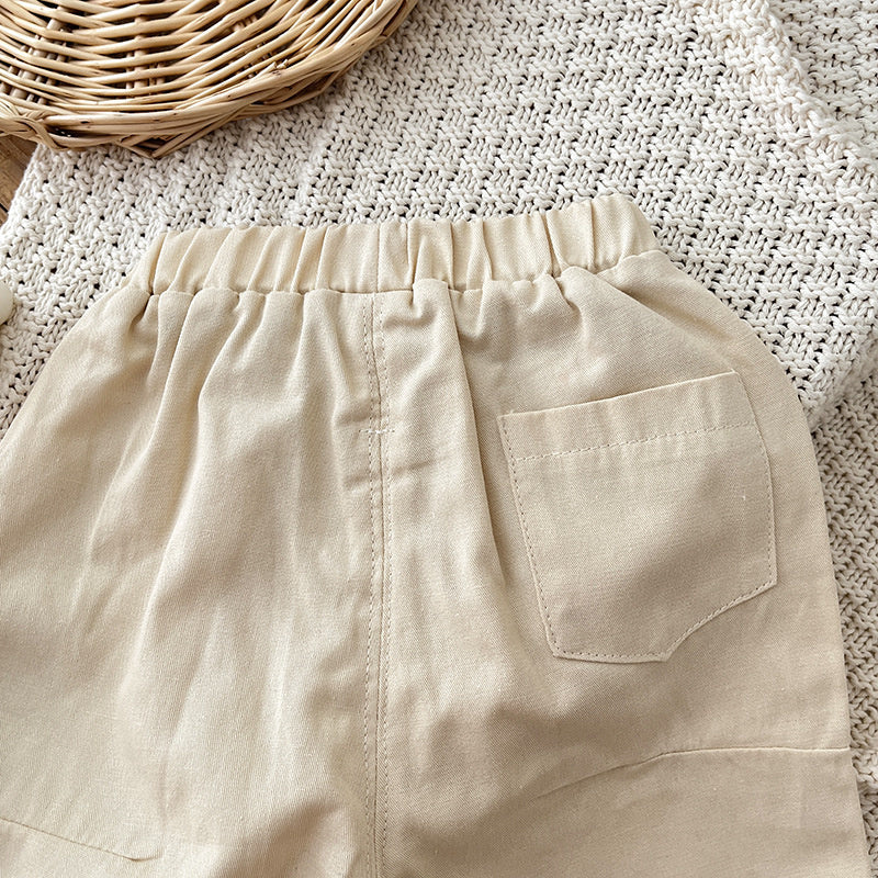 Soft Cotton Play Pants for Young Children