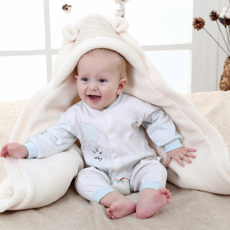 Plush Cotton Newborn Comforter