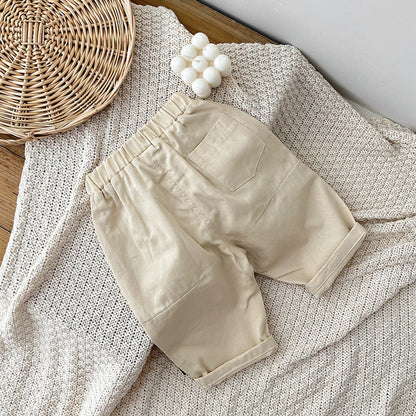 Soft Cotton Play Pants for Young Children