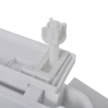 White & Yellow Soft-Close Toilet Seat Adults/Children