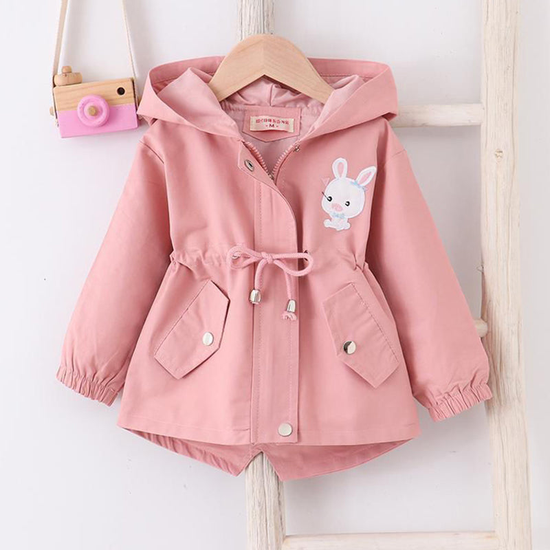 Kids' Bunny Hooded Windbreaker