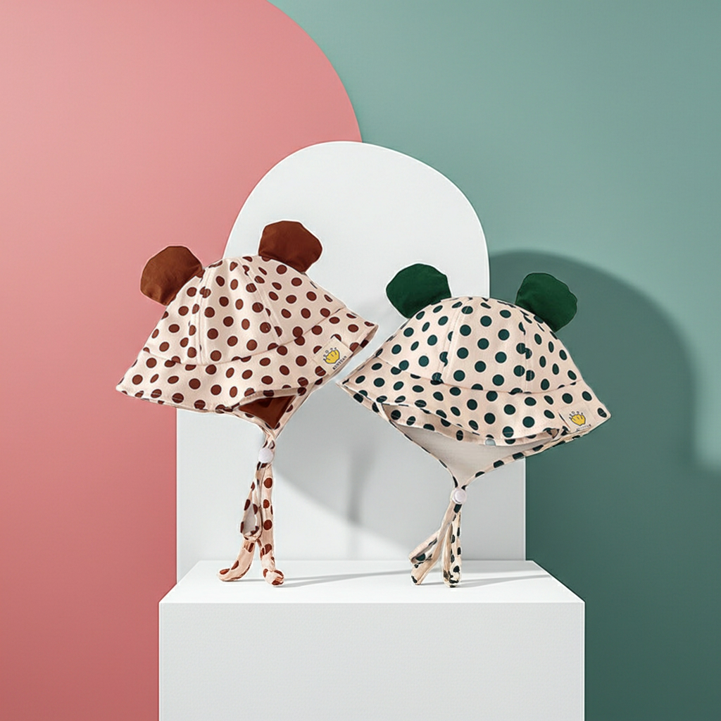 Summer Dot Baby Bucket Hat