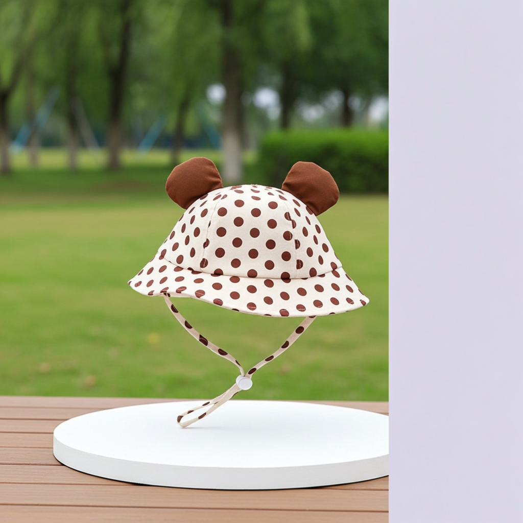 Summer Dot Baby Bucket Hat