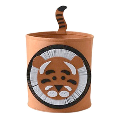 Kawaii Cotton Animal Storage Basket for Kids' Items