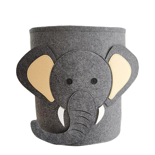 Kawaii Cotton Animal Storage Basket for Kids' Items