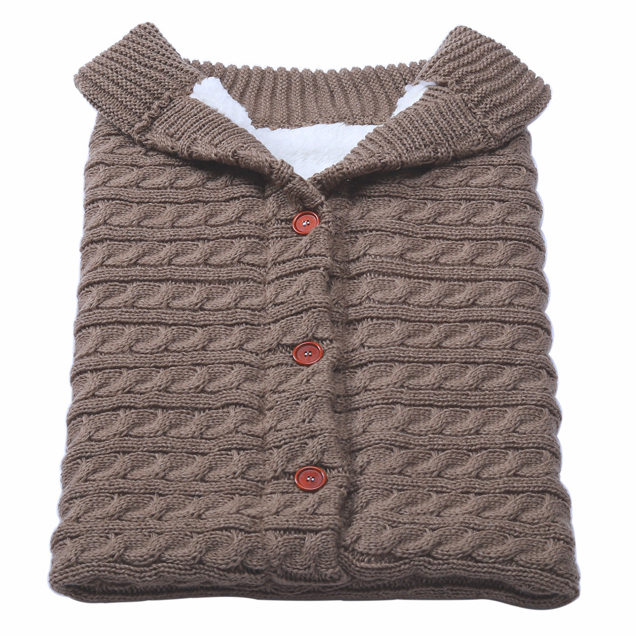 Cozy Knit Baby Stroller Cocoon for Winter