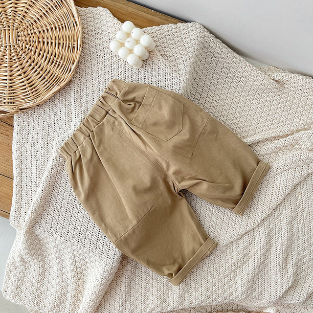 Soft Cotton Play Pants for Young Children