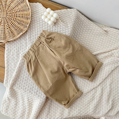 Soft Cotton Play Pants for Young Children
