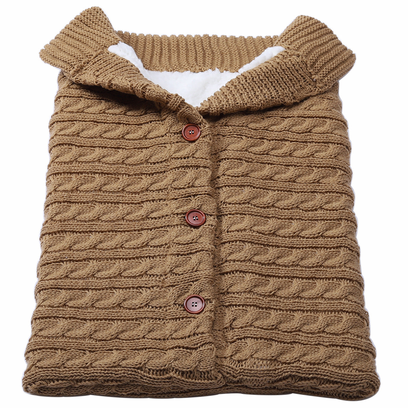 Cozy Knit Baby Stroller Cocoon for Winter