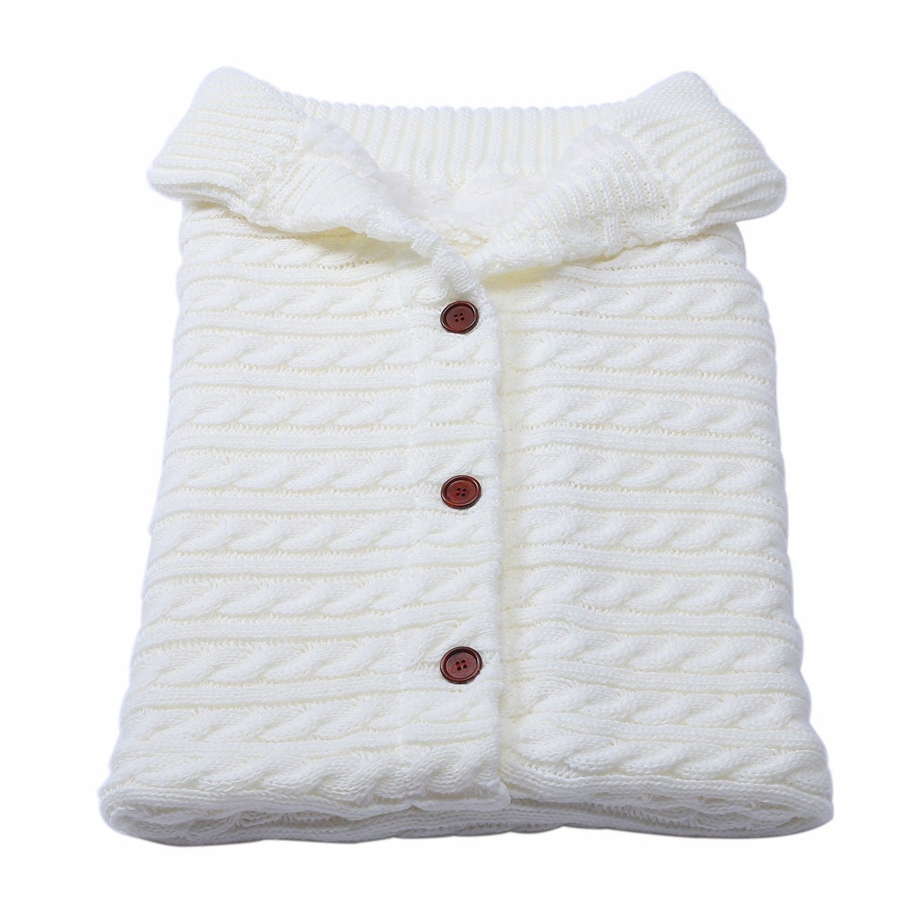 Cozy Knit Baby Stroller Cocoon for Winter