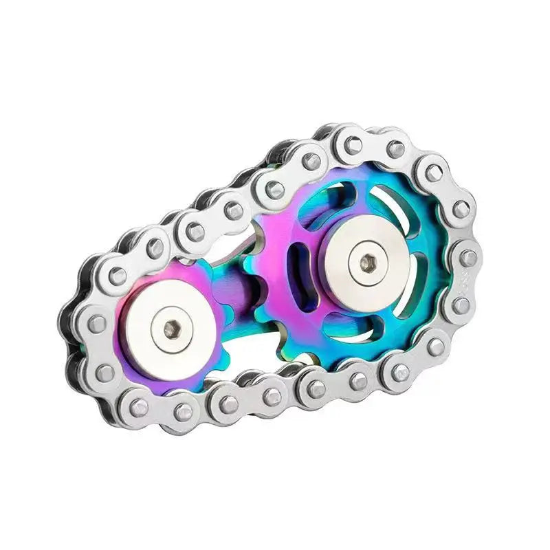 Metal Hand Spinner Chain Gear Metal Fidget Spinner Adult EDC Fidget Toys Focus ADHD Tool Office Stress Relief Toys