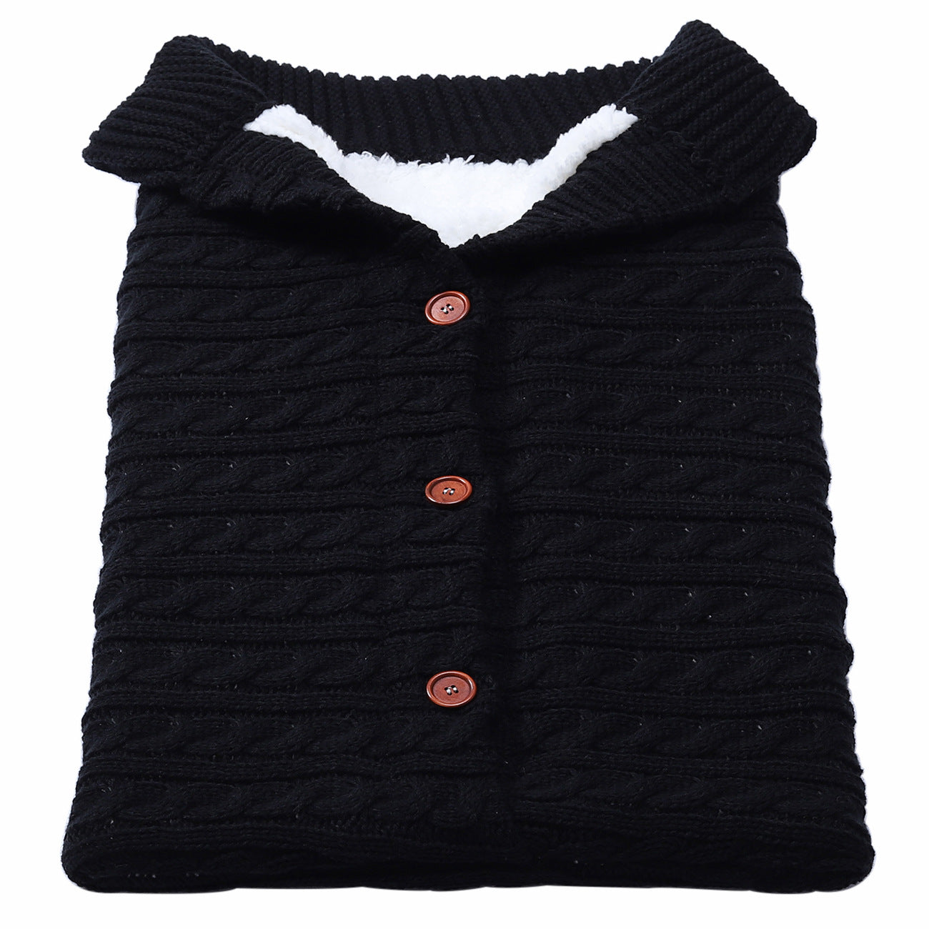 Cozy Knit Baby Stroller Cocoon for Winter