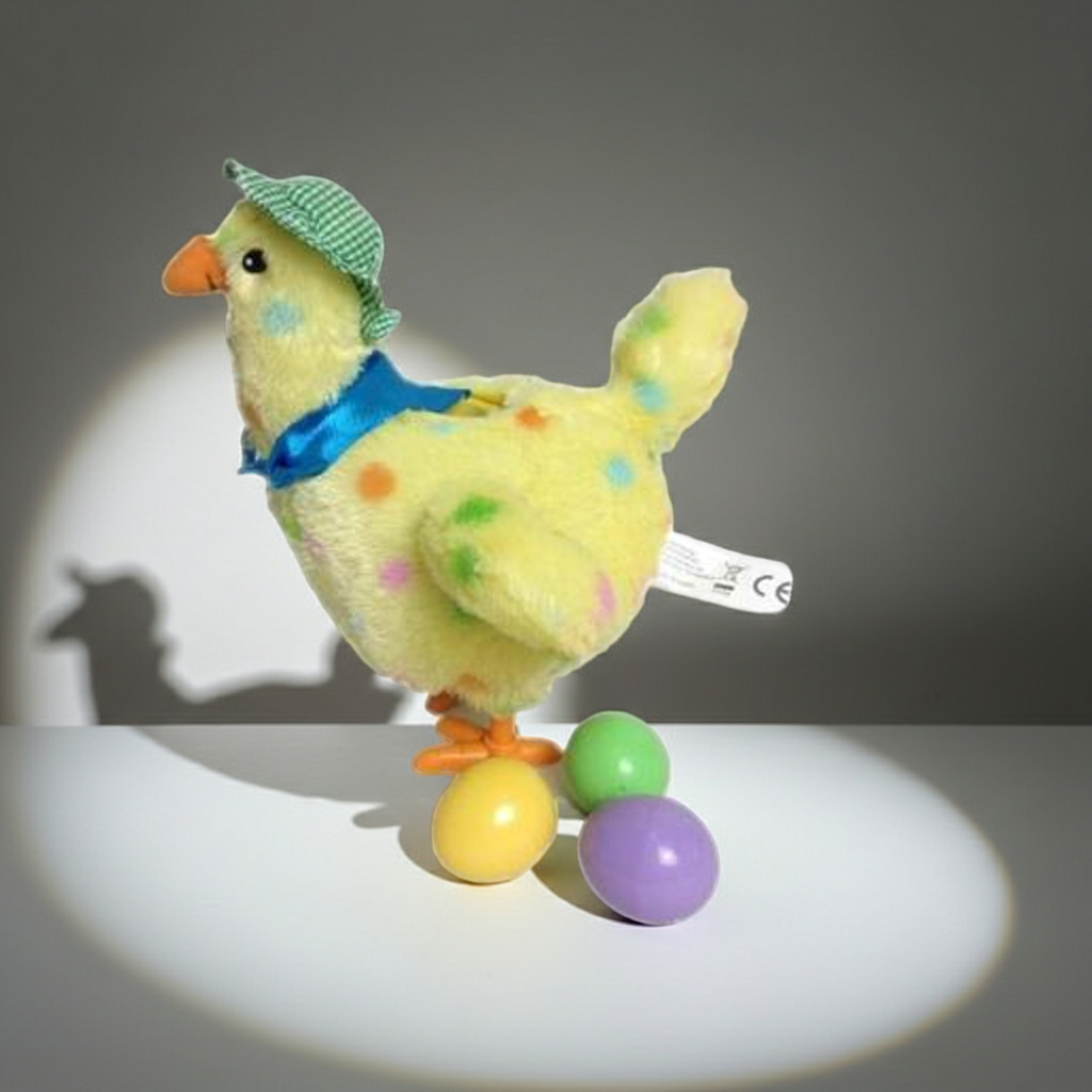 Singing and Dancing Colorful Plush Chicken Toy